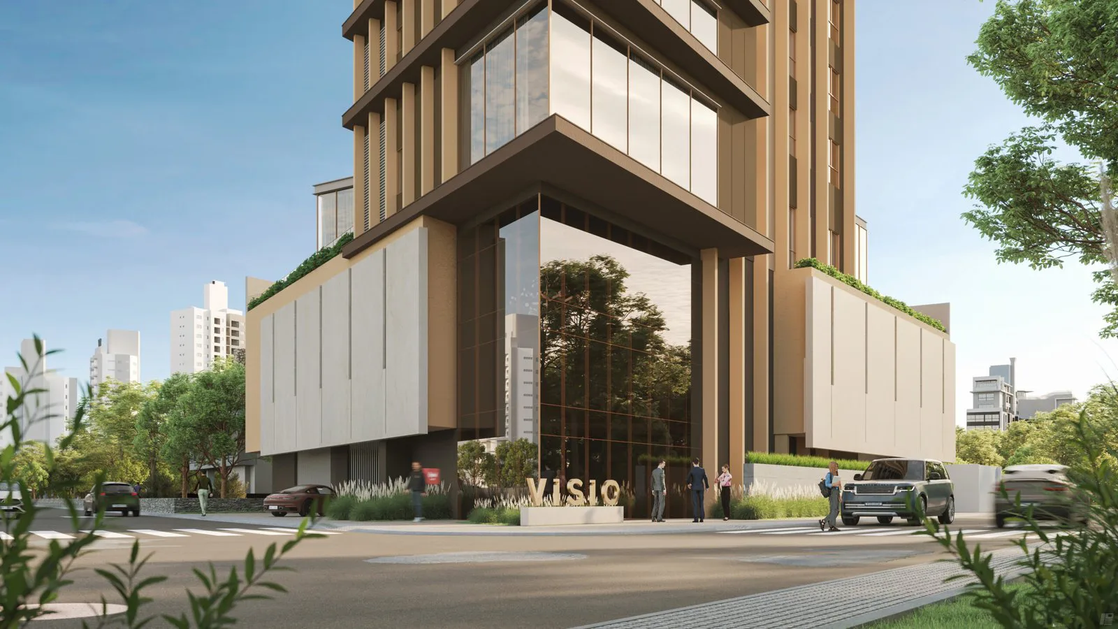 Visio — Fachada - Hall de Entrada